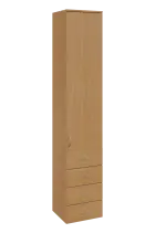 N 6 - 44ZD kancelářská skříň, 4-zásuvková/1-dveřová, pravá, 2150x400x400, buk Royal